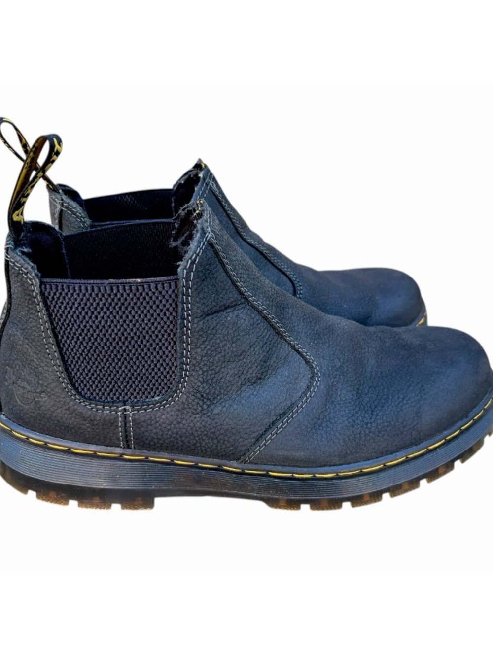 Dr. Martens Chelsea Boots Mens US 13 Hardie Black Leather UK 12 EU 47 Pull On